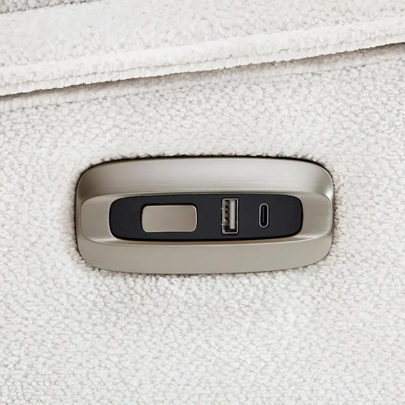 Fauteuil inclinable électrique sans accoudoirs MCombo avec ports USB, canapé inclinable électrique de 3,5 pouces de dégagement mural pour salon, ALR01