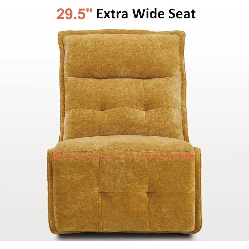 Fauteuil inclinable électrique sans accoudoirs MCombo avec ports USB, canapé inclinable électrique de 3,5 pouces de dégagement mural pour salon, ALR01