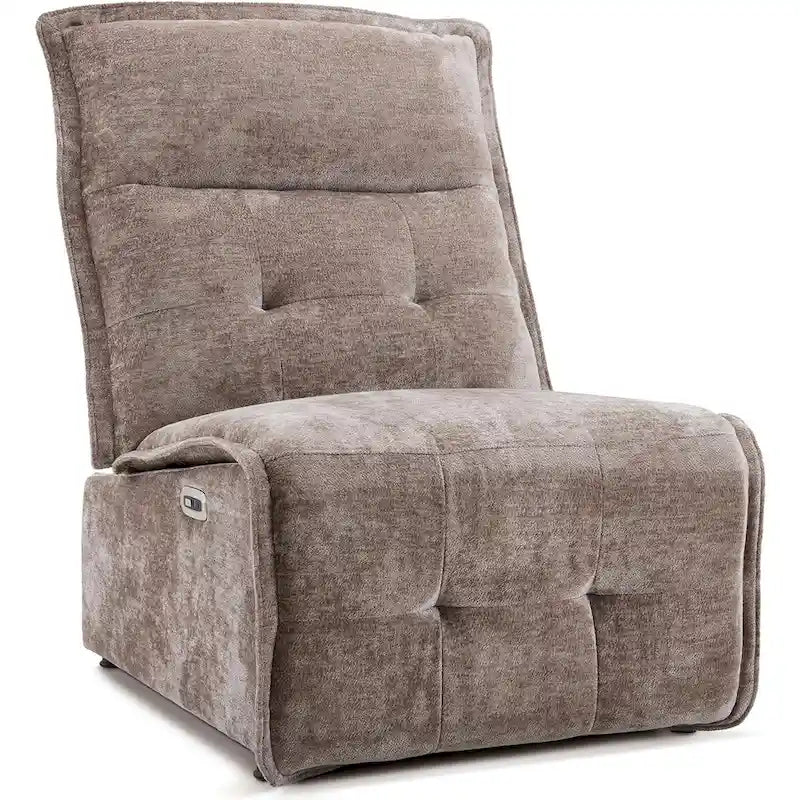 Fauteuil inclinable électrique sans accoudoirs MCombo avec ports USB, canapé inclinable électrique de 3,5 pouces de dégagement mural pour salon, ALR01