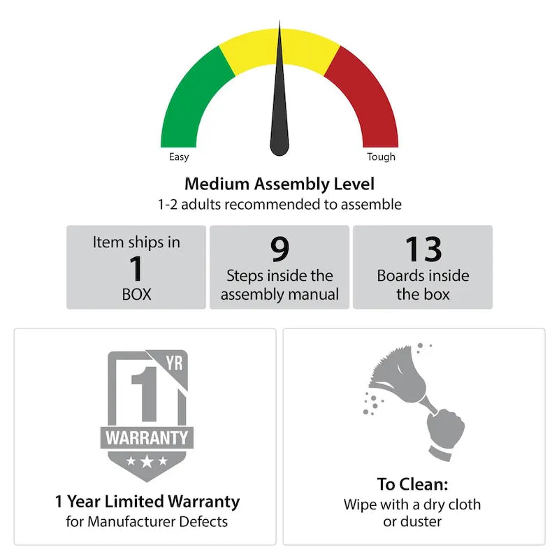 Le support/table d'appoint pour platine vinyle Novogratz Regal