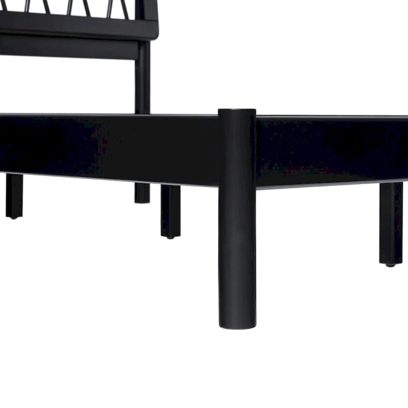 Lit double en bois massif Middlebrook Designs X Spindle