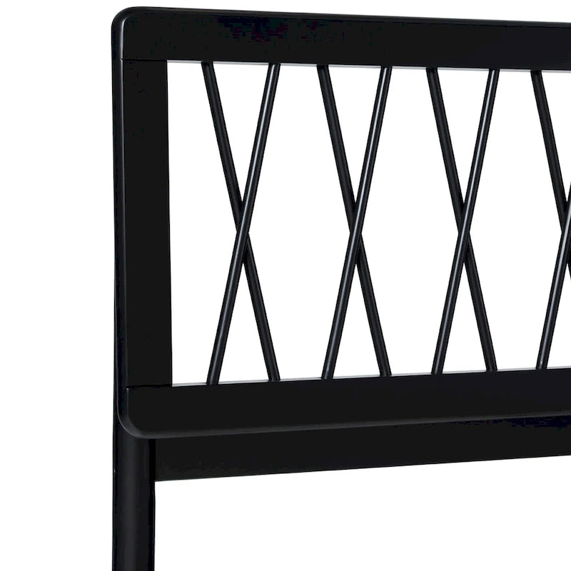 Lit double en bois massif Middlebrook Designs X Spindle