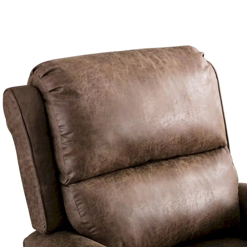 Fauteuil inclinable à dossier inclinable avec décoration à rivets