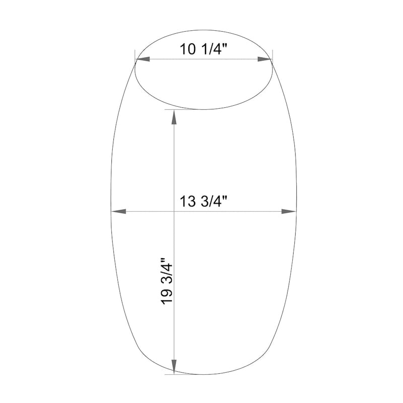 Table d'appoint tambour en mosaïque de poisson Pendale