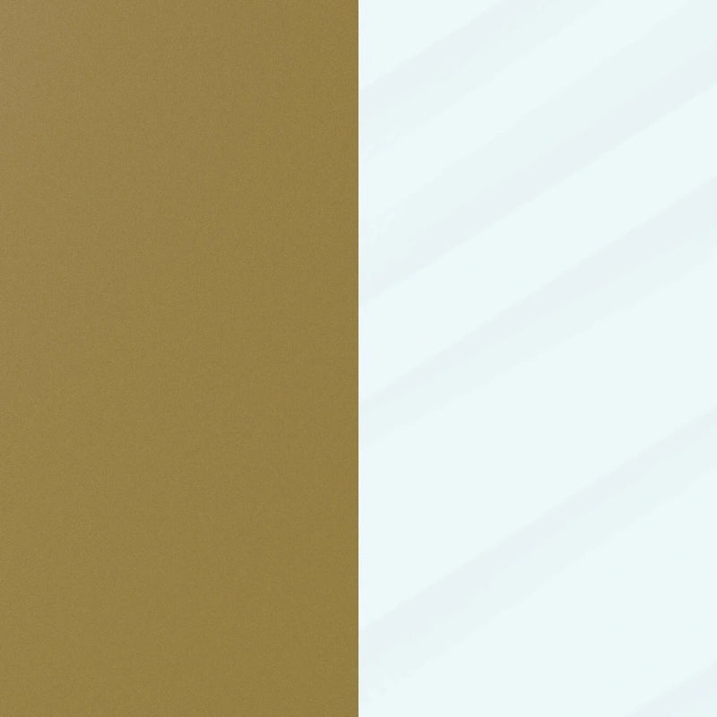 Table basse de salon en verre avec cadre rond en métal