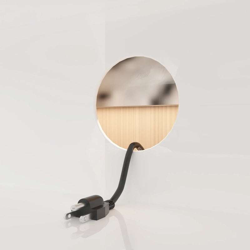 Meuble TV mural brillant avec rangement pour appareils multimédias - 94,5 x 78,7