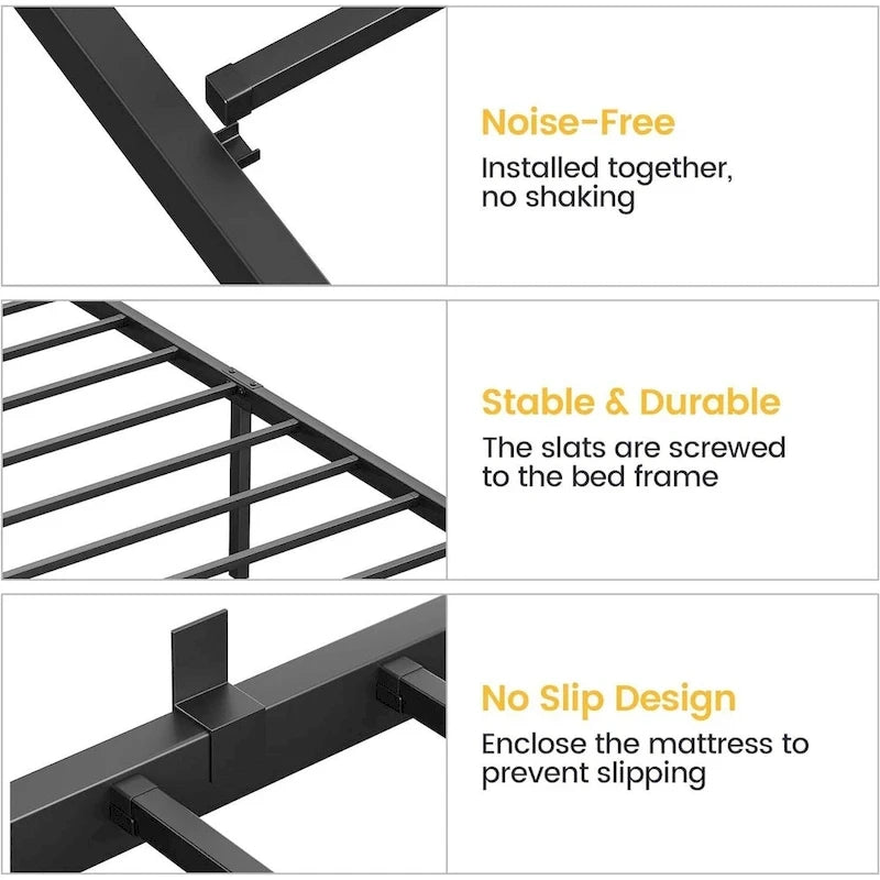 Cadre de lit de 14 pouces