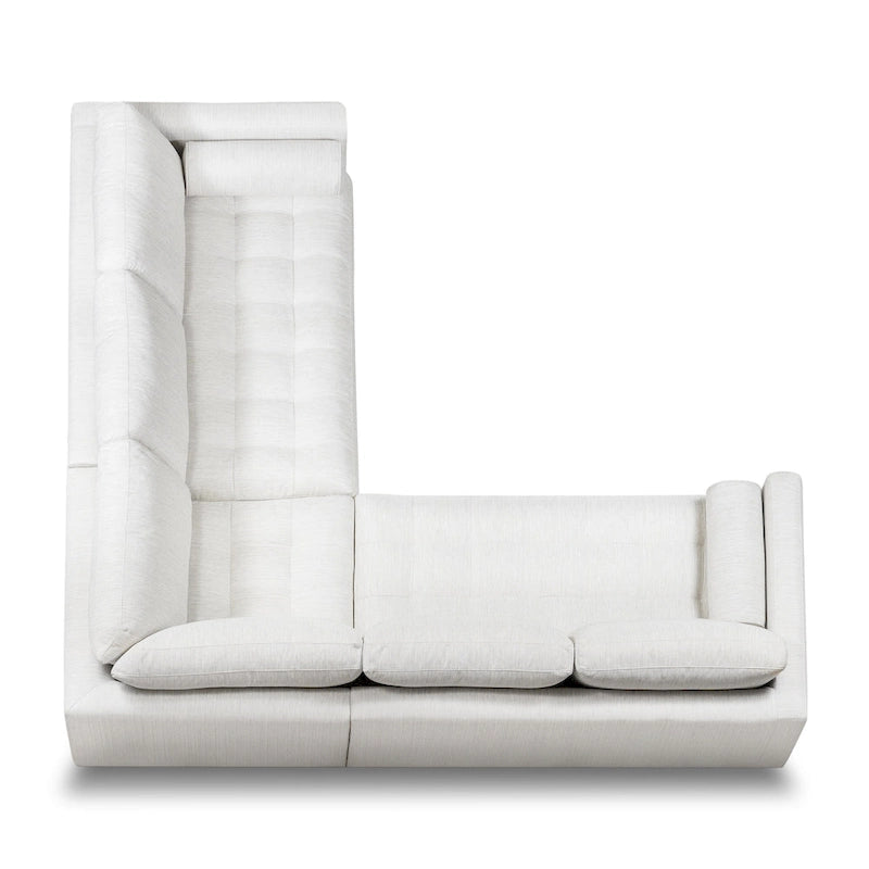 Canapé d'angle 98 en tissu Napa Poly &amp; Bark