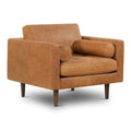 Fauteuil lounge Poly and Bark Napa - Cuir italien véritable