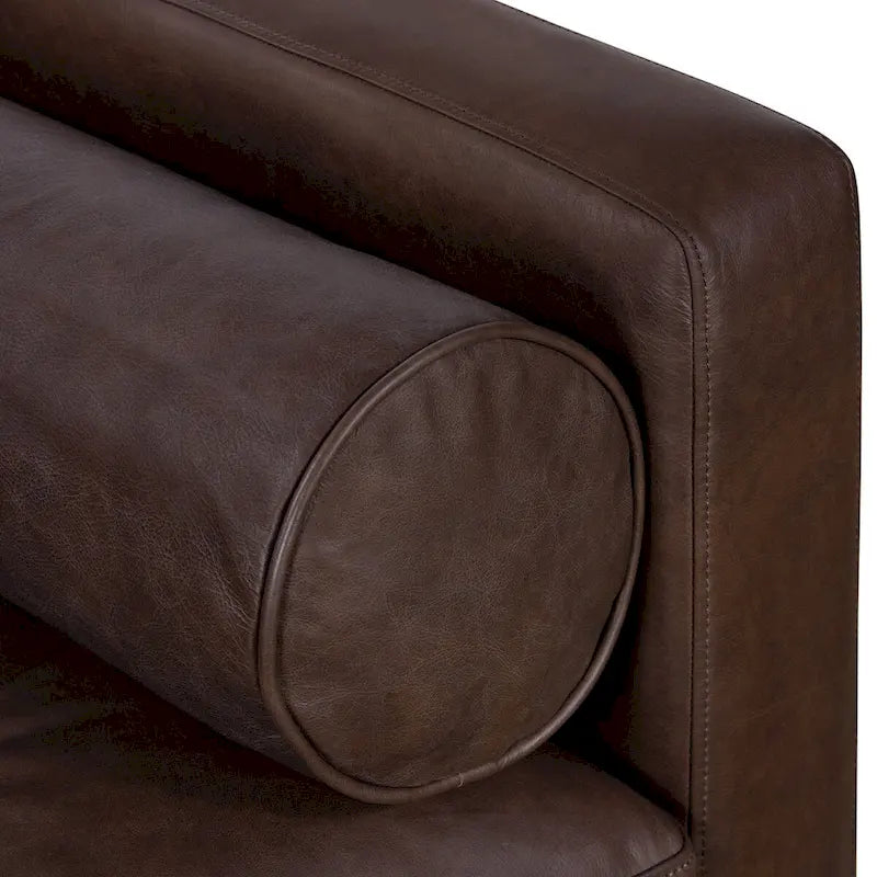 Fauteuil lounge Poly and Bark Napa - Cuir italien véritable