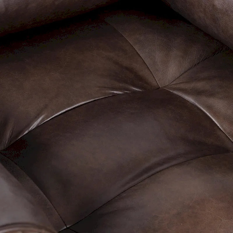 Fauteuil lounge Poly and Bark Napa - Cuir italien véritable