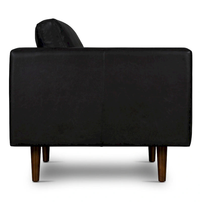 Fauteuil lounge Poly and Bark Napa - Cuir italien véritable