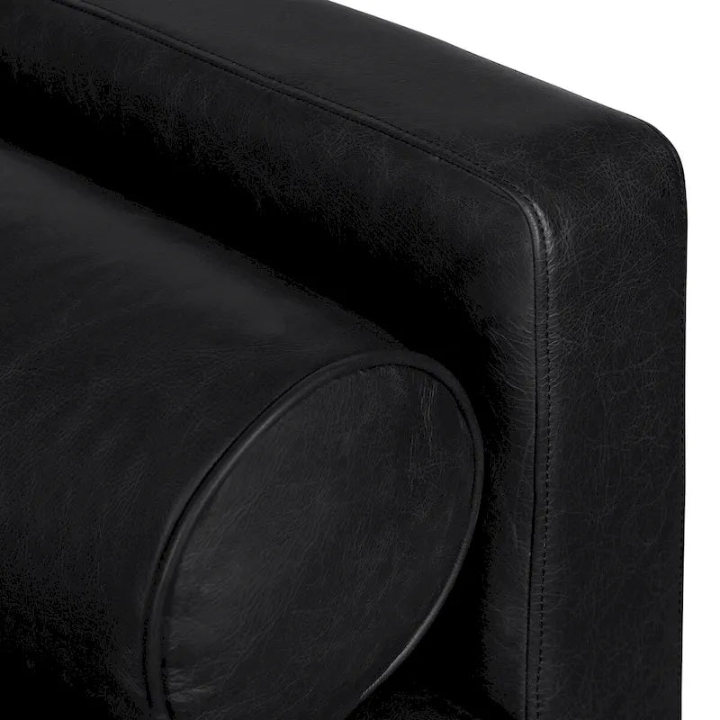 Fauteuil lounge Poly and Bark Napa - Cuir italien véritable