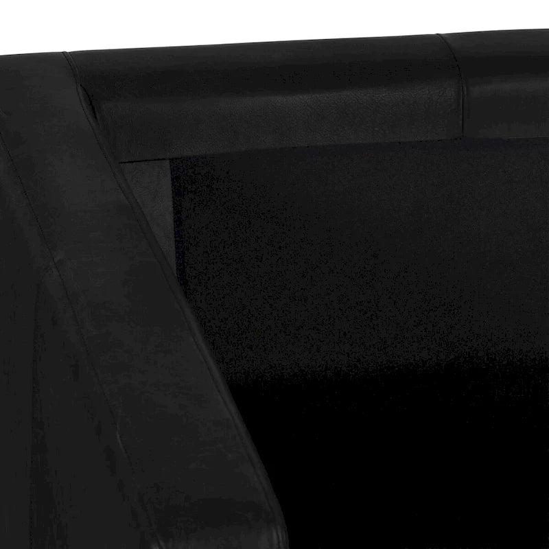 Fauteuil lounge Poly and Bark Napa - Cuir italien véritable