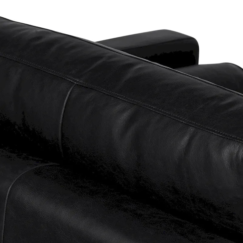 Fauteuil lounge Poly and Bark Napa - Cuir italien véritable