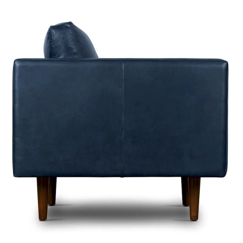 Fauteuil lounge Poly and Bark Napa - Cuir italien véritable