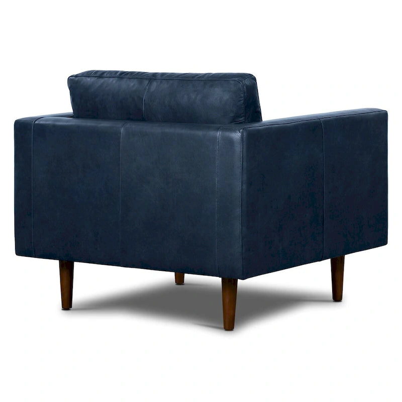 Fauteuil lounge Poly and Bark Napa - Cuir italien véritable