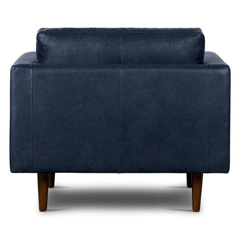 Fauteuil lounge Poly and Bark Napa - Cuir italien véritable
