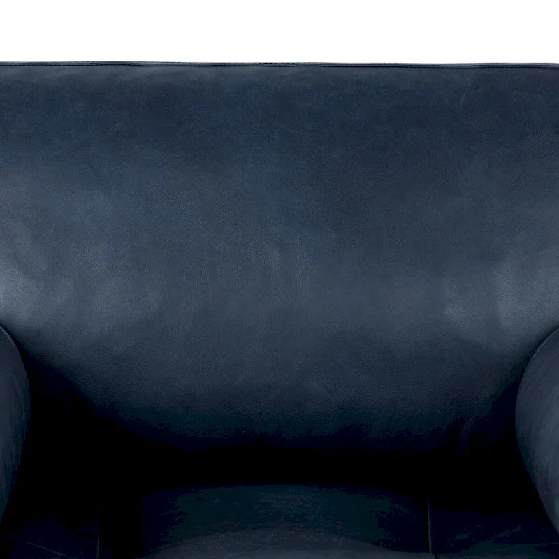 Fauteuil lounge Poly and Bark Napa - Cuir italien véritable