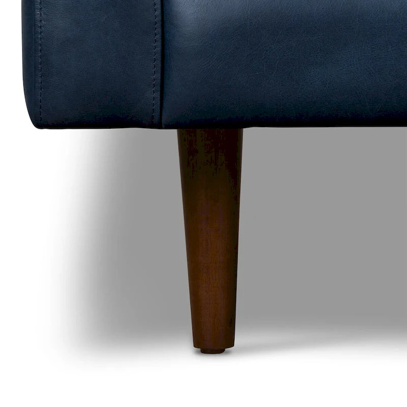 Fauteuil lounge Poly and Bark Napa - Cuir italien véritable