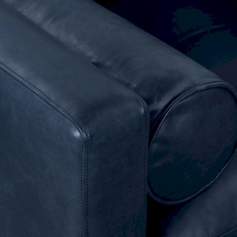 Fauteuil lounge Poly and Bark Napa - Cuir italien véritable