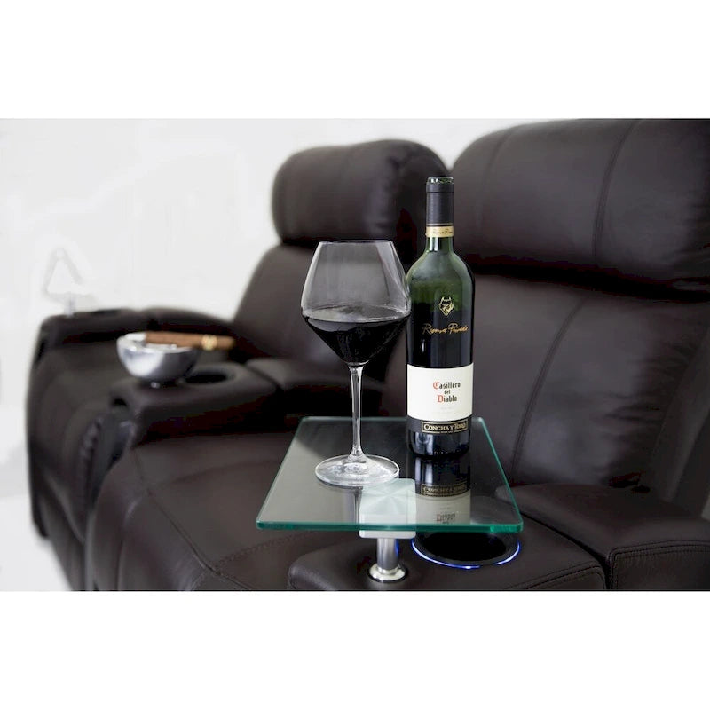 Table pivotante en verre Octane