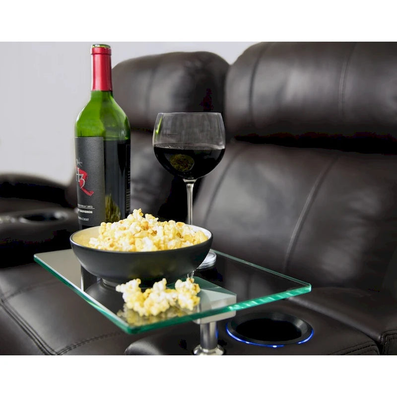 Table pivotante en verre Octane