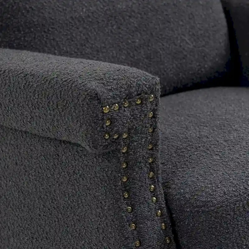 Fauteuil inclinable manuel pivotant à 360 degrés, fauteuil de loisirs avec accoudoirs, chaises berçantes pour chambre d'enfant