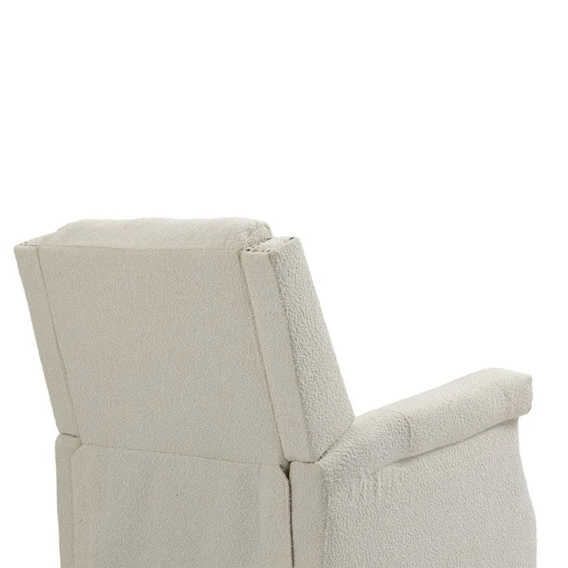 Fauteuil inclinable manuel pivotant à 360 degrés, fauteuil de loisirs avec accoudoirs, chaises berçantes pour chambre d'enfant