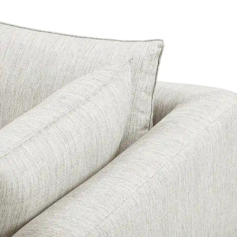 Canapé d'angle Marcel en poly et écorce