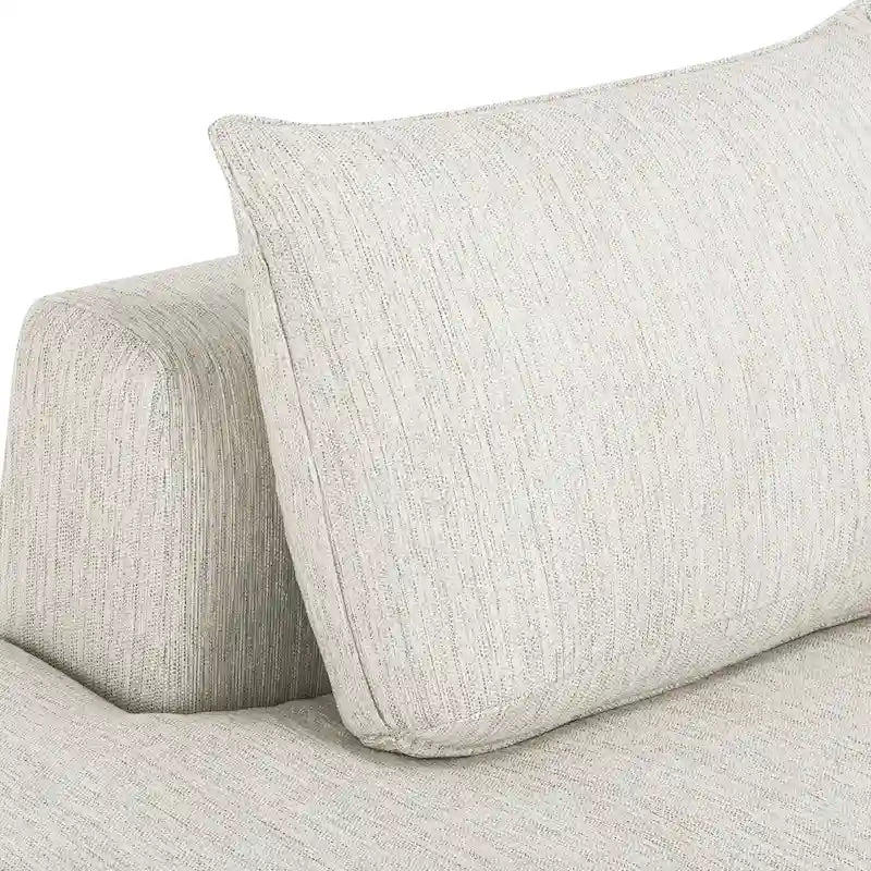 Canapé d'angle Marcel en poly et écorce