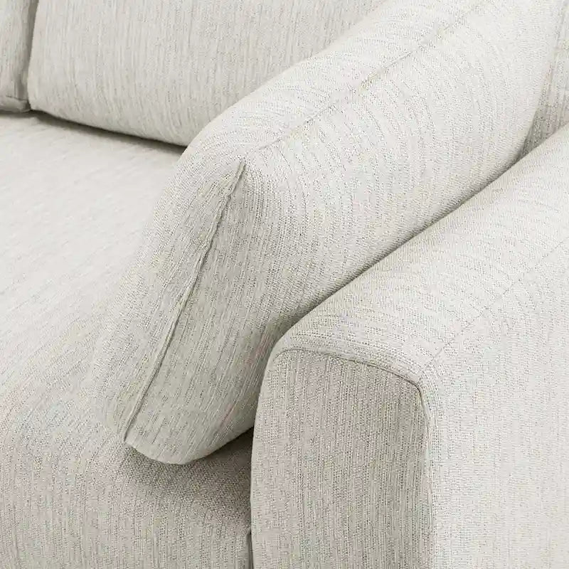 Canapé d'angle Marcel en poly et écorce