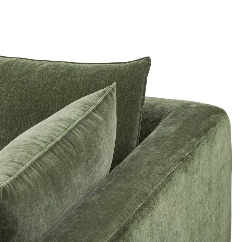 Canapé d'angle Marcel en poly et écorce