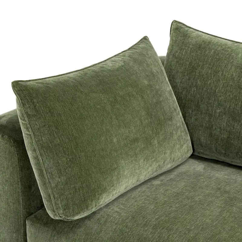 Canapé d'angle Marcel en poly et écorce