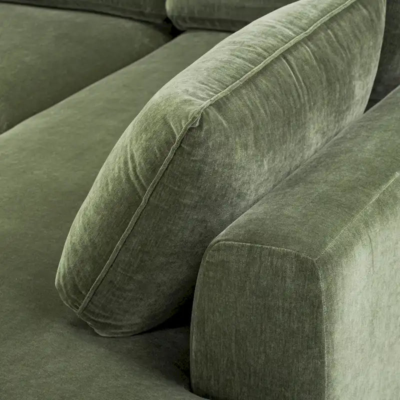 Canapé d'angle Marcel en poly et écorce