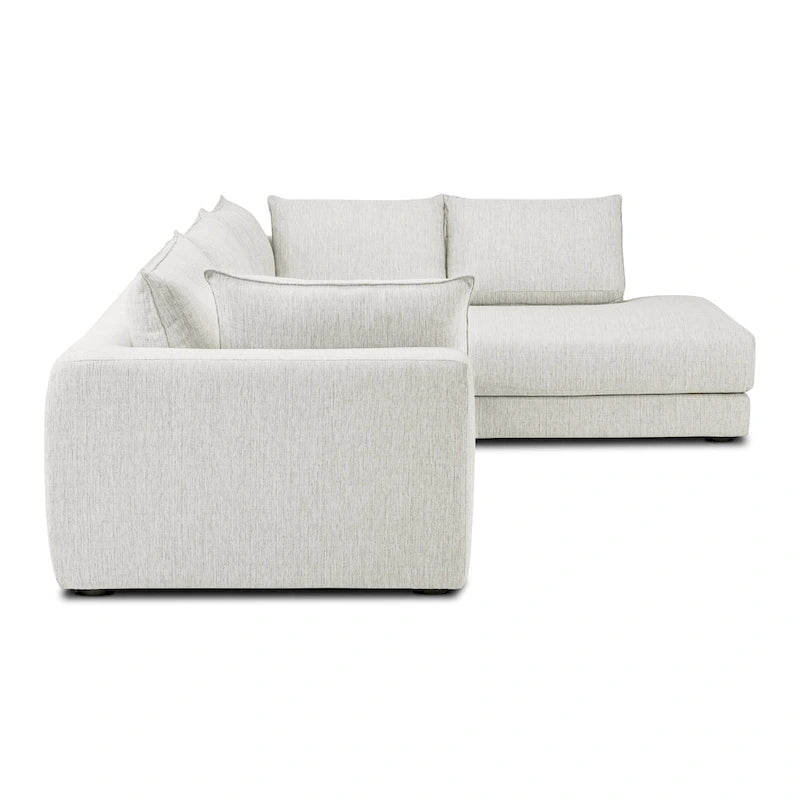 Canapé d'angle Marcel en poly et écorce