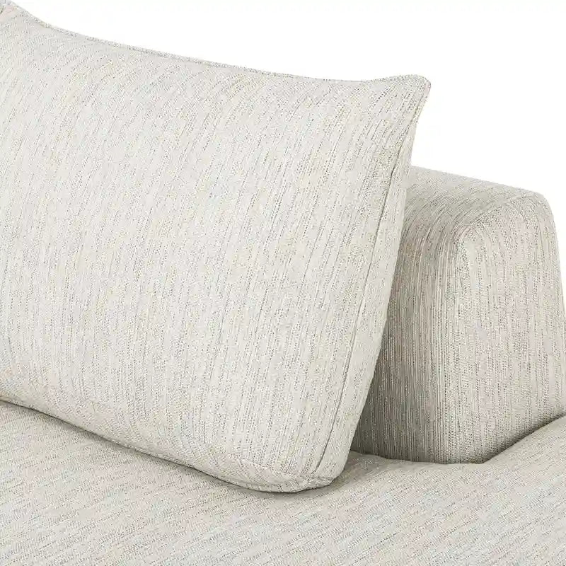 Canapé d'angle Marcel en poly et écorce