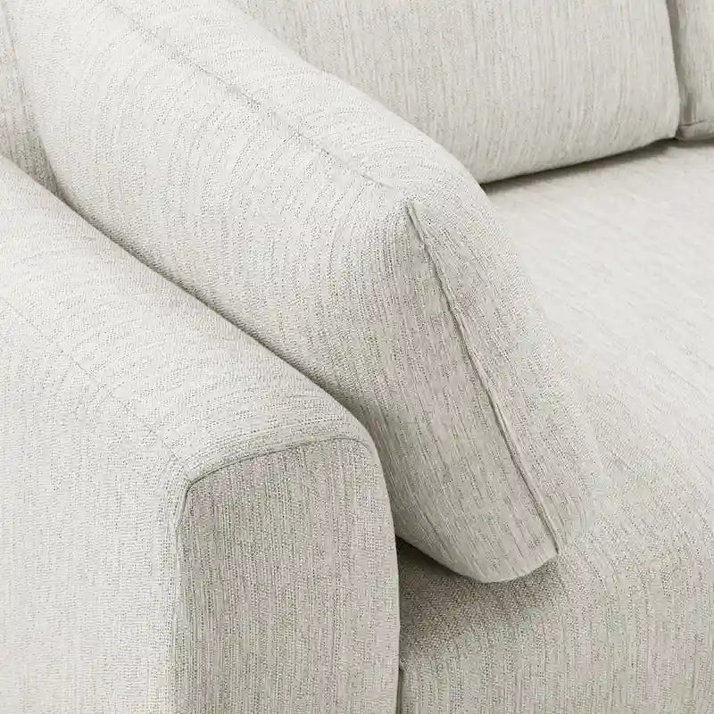 Canapé d'angle Marcel en poly et écorce