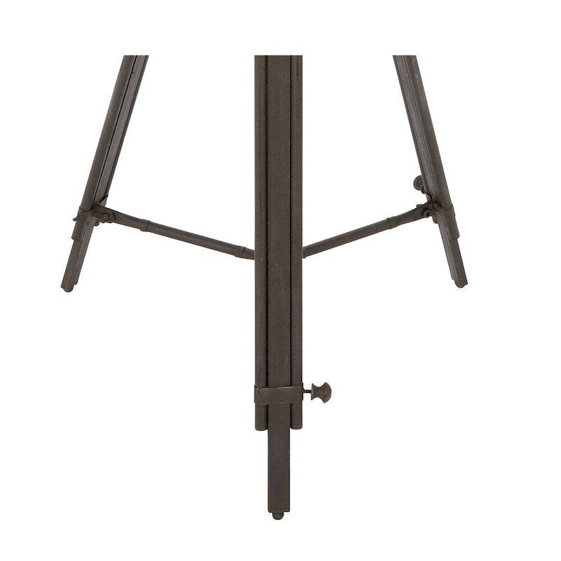 Table basse ronde en métal style industriel Casa Cortes