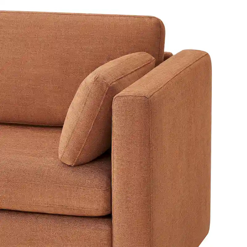 Ensemble de canapés d'angle modulaires surdimensionnés Celia en tissu