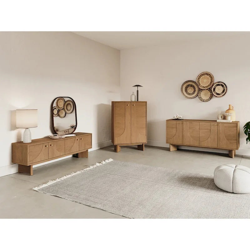 Buffet/meuble de rangement/console moderne Studio London en chêne