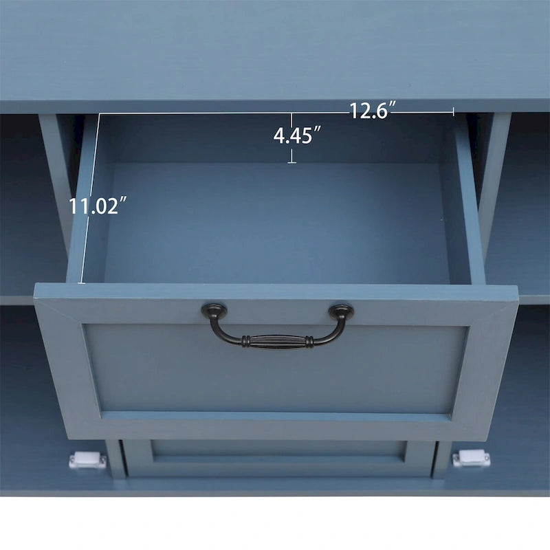 Meuble à 2 portes et 3 tiroirs pour chambre ou salon