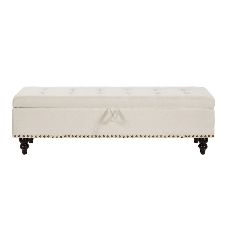 Banc-pouf de lit 59 avec rangement
