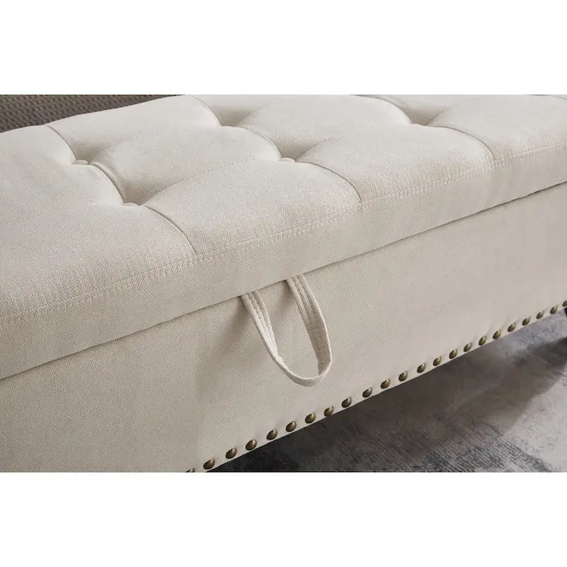 Banc-pouf de lit 59 avec rangement