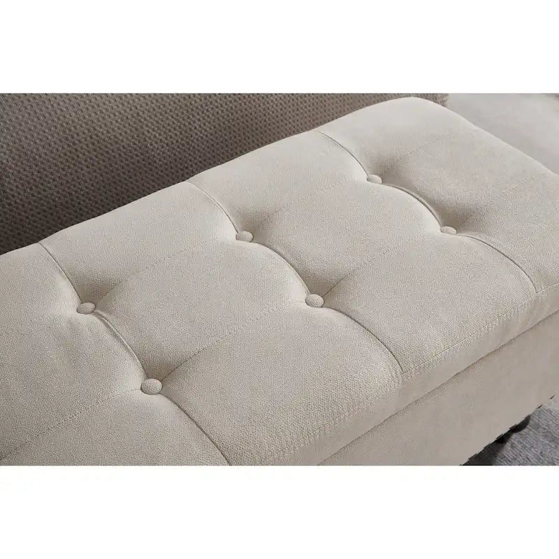 Banc-pouf de lit 59 avec rangement