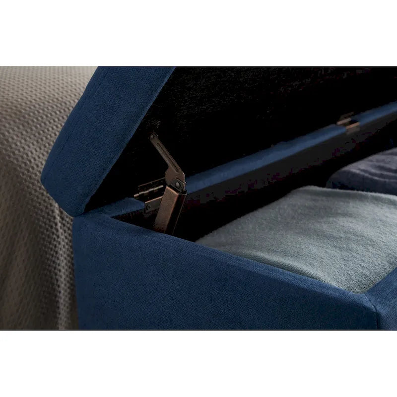 Banc-pouf de lit 59 avec rangement