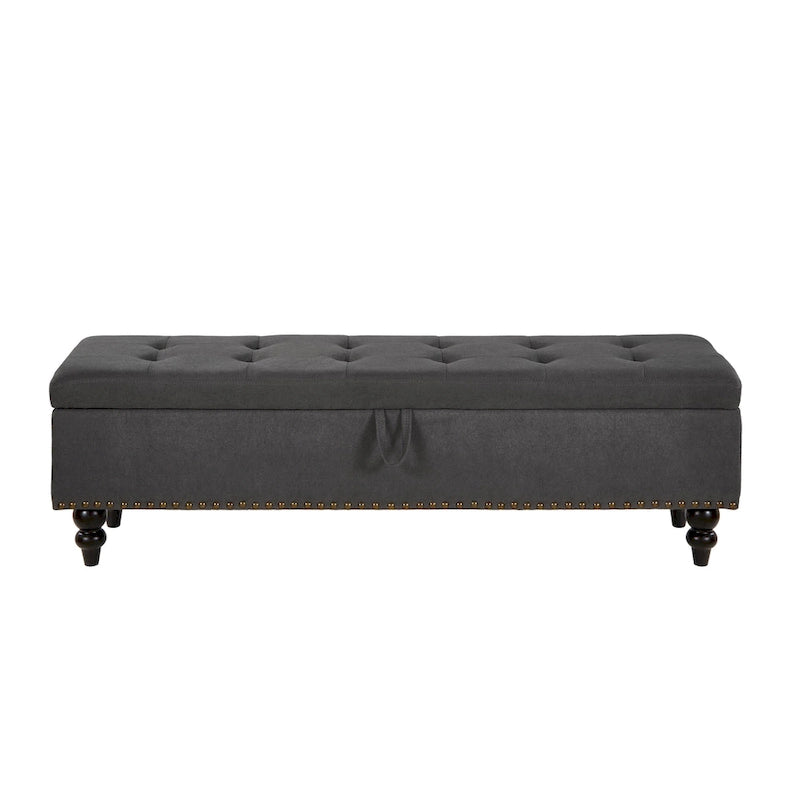 Banc-pouf de lit 59 avec rangement