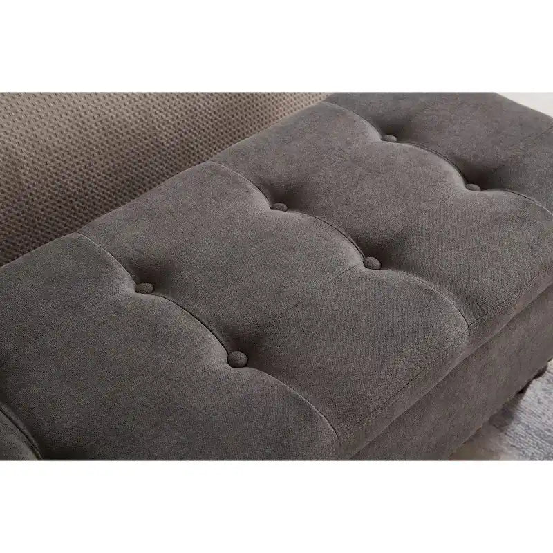 Banc-pouf de lit 59 avec rangement