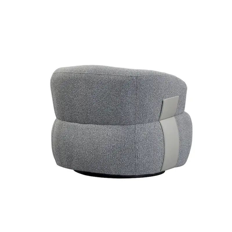 Ensemble de 2 fauteuils d'appoint pivotants à 360° Kieon 33W, style moderne.