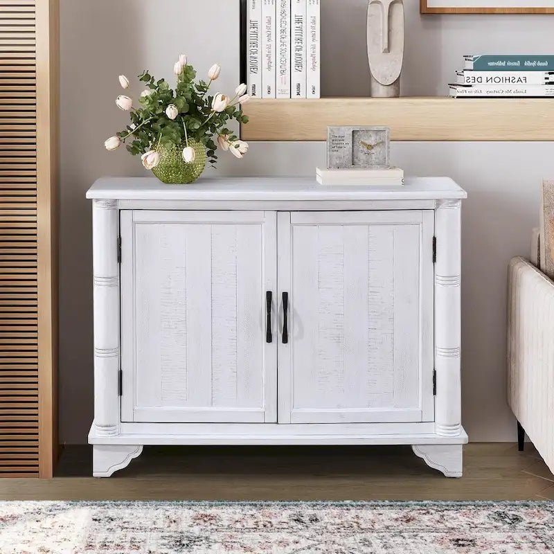 Buffet console style Mid-Century 40 avec étagère réglable